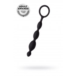 Анальная цепочка Toyfa A-toys S, силикон, черный, 19,5см Анальная цепочка Toyfa A-toys S, силикон, черный, 19,5см