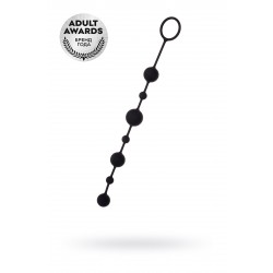 Анальная цепочка Toyfa A-toys Coron, силикон, черный, 35,9см Анальная цепочка Toyfa A-toys Coron, силикон, черный, 35,9см