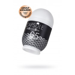 Мастурбатор нереалистичный MensMax CAPSULE 05 Ougi, TPE, черный, 8 см Мастурбатор нереалистичный MensMax CAPSULE 05 Ougi, TPE, черный, 8 см