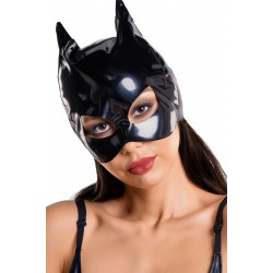 Маска кошки Glossy из материала Wetlook, черный, OS Маска кошки Glossy из материала Wetlook, черный, OS