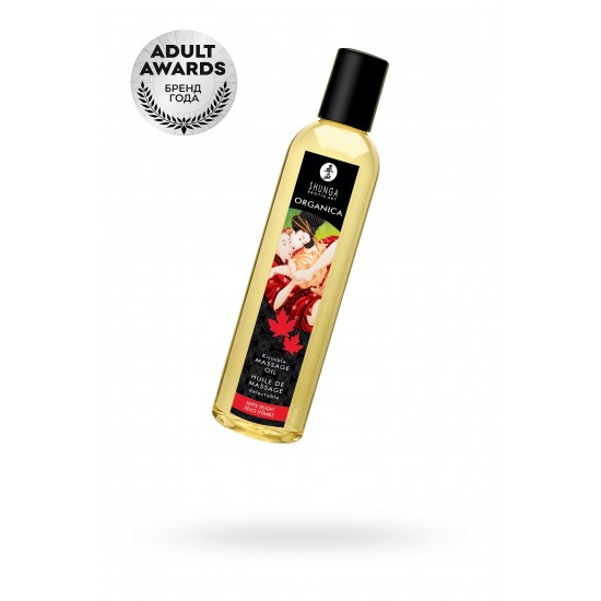 Масло для массажа Shunga Organica Maple Delight, возбуждающее, 240 мл