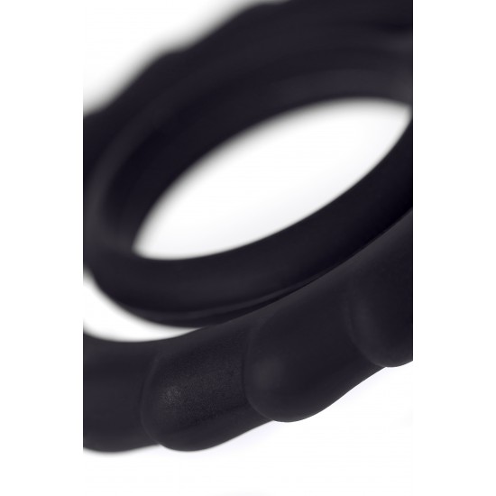 Эрекционное кольцо на пенис JOS BAD BUNNY, силикон, черный, 9 см