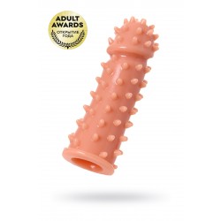 Насадка KOKOS реалистичная с дополнительной стимуляцией, TPE, телесная, 14.7 см 10259714 Насадка KOKOS реалистичная с дополнительной стимуляцией, TPE, телесная, 14.7 см 10259714