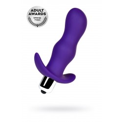 Анальная пробка с вибрацией A-Toys by TOYFA размера S, силикон, фиолетовая, 11,2 см Анальная пробка с вибрацией A-Toys by TOYFA размера S, силикон, фиолетовая, 11,2 см