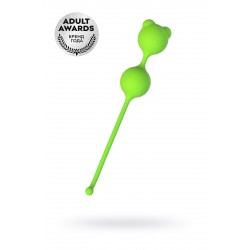 Вагинальные шарики A-Toys by TOYFA Meeko, силикон, зеленый, 16,4 см, Ø 2,7 см Вагинальные шарики A-Toys by TOYFA Meeko, силикон, зеленый, 16,4 см, Ø 2,7 см