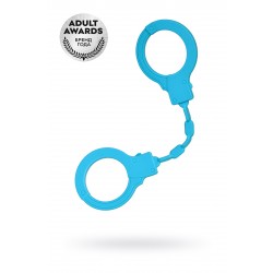 Силиконовые наручники A-Toys by TOYFA Celet, силикон, голубые, 33 см Силиконовые наручники A-Toys by TOYFA Celet, силикон, голубые, 33 см