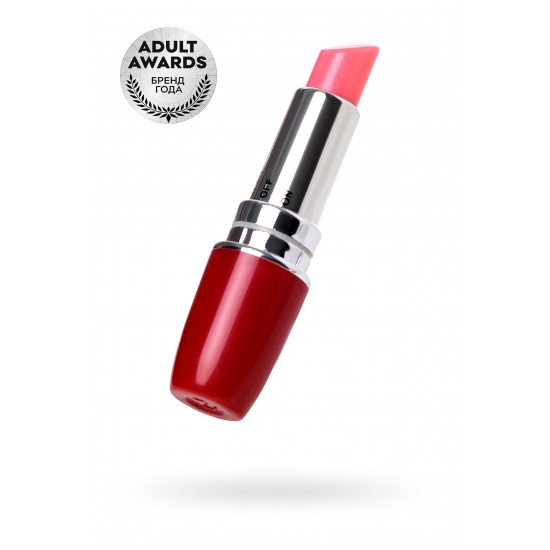 Вибромассажер A-Toys by TOYFA Lipstick, ABS пластик, красный, 9 см