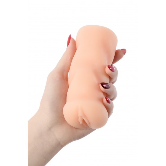 Мастурбатор реалистичный TOYFA AHH!, вагина, TPR, телесный, 12 см