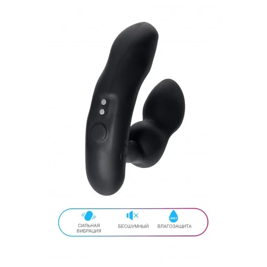 Стимулятор простаты LOVENSE Edge 2, силикон, черный, 12,4 см LE-12