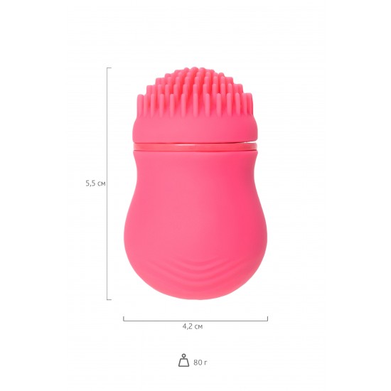 Стимулятор клитора PPP CURU-CURU BRUSH ROTER, ABS-пластик, розовый, 5,5 см