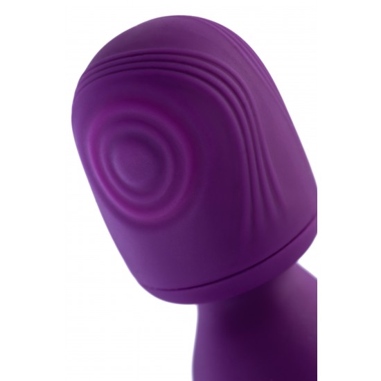 Стимулятор 2 в 1 JOS Kisom, силикон, фиолетовый, 13 см