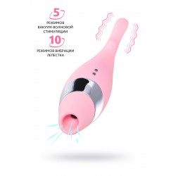 Многофункциональный стимулятор эрогенных зон Flovetta by Toyfa DAHLIA, силикон, розовый, 14 см Многофункциональный стимулятор эрогенных зон Flovetta by Toyfa DAHLIA, силикон, розовый, 14 см