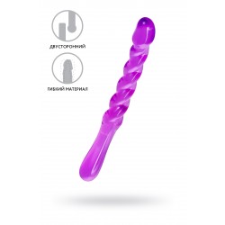 Двусторонний фаллоимитатор A-Toys by TOYFA Tanza, TPE, фиолетовый, 27,5 см Двусторонний фаллоимитатор A-Toys by TOYFA Tanza, TPE, фиолетовый, 27,5 см