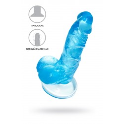 Реалистичный фаллоимитатор A-Toys by TOYFA Indy, TPE, голубой, 15,8 см Реалистичный фаллоимитатор A-Toys by TOYFA Indy, TPE, голубой, 15,8 см