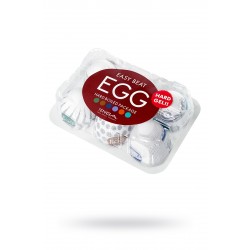 Набор нереалистичных мастурбаторо TENGA  EGG - II, TPE, белый, 6,1 см, 6 шт Набор нереалистичных мастурбаторо TENGA  EGG - II, TPE, белый, 6,1 см, 6 шт