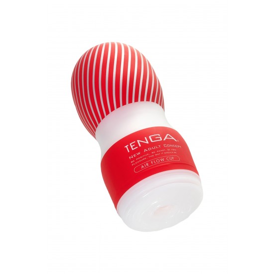 Нереалистичный мастурбатор TENGA  Air Flow Cup, TPE, белый,  15,5 см