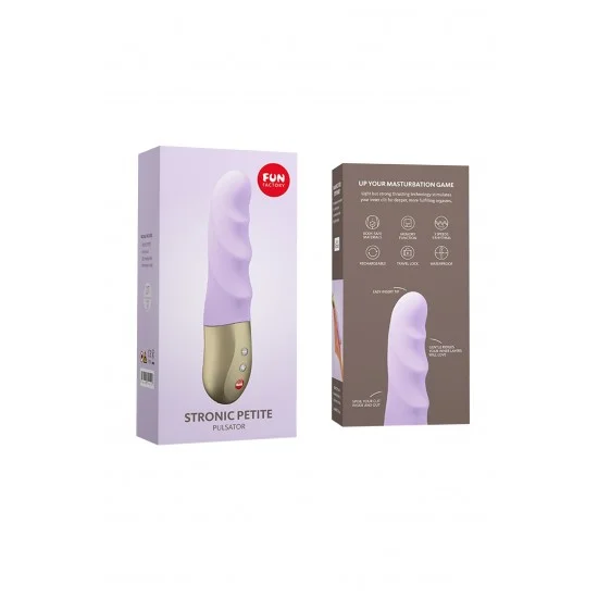 Пульсатор-мини Fun Factory STRONIC PETITE, силикон, фиолетовый, 17 см 4140000
