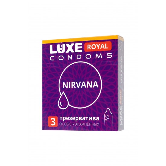 Презервативы LUXE ROYAL Nirvana 3шт, 18 см