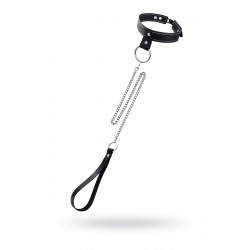 Ошеиник однослоиный узкий Pecado BDSM, натуральная кожа, черный