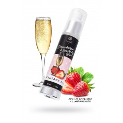 Массажное масло SECRET PLAY с ароматом клубники и шампанского, 50 мл Массажное масло SECRET PLAY с ароматом клубники и шампанского, 50 мл