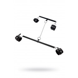 Бандажный набор 4 точки фиксации Pecado BDSM (большая распорка, маленькая распорка, оковы, наручники Бандажный набор 4 точки фиксации Pecado BDSM (большая распорка, маленькая распорка, оковы, наручники