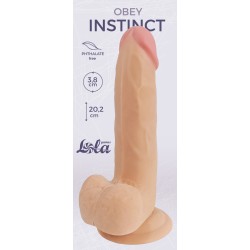 Телесный фаллоимитатор Obey Instinct - 20,2 см. Телесный фаллоимитатор Obey Instinct - 20,2 см.
