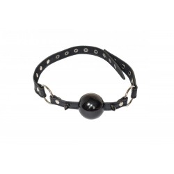 Черный кляп-шарик Bare с шипами Черный кляп-шарик Bare с шипами