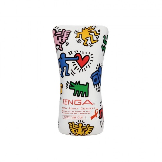 Мастурбатор-туба Keith Haring Soft Tube CUP