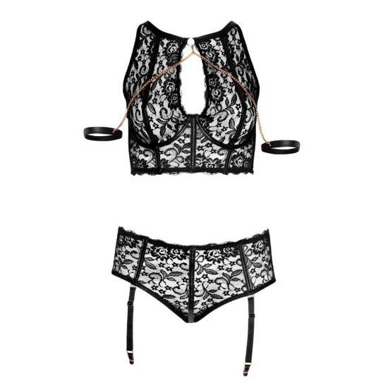 Cottelli Bondage Комплект кружевной с фиксацией, 95F/2XL 22136131921 Cottelli Bondage Комплект кружевной с фиксацией, 95F/2XL 22136131921