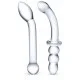 Набор из 2 стеклянных изогнутых фаллоимитаторов GLAS-SET-03 Набор из 2 стеклянных изогнутых фаллоимитаторов GLAS-SET-03