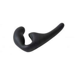 Черный безремневой страпон Seduction - 20,5 см. Черный безремневой страпон Seduction - 20,5 см.