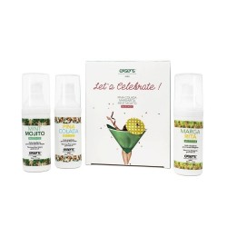 Подарочный набор разогревающий массажных масел LET'S CELEBRATE! (3х30мл) Подарочный набор разогревающий массажных масел LET'S CELEBRATE! (3х30мл)