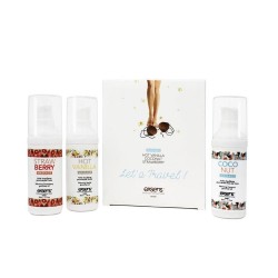 Подарочный набор разогревающий массажных масел LET'S TRAVEL! (3х30мл) Подарочный набор разогревающий массажных масел LET'S TRAVEL! (3х30мл)