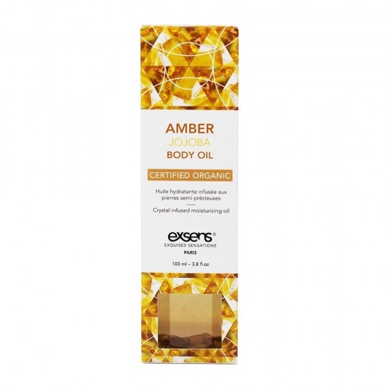 Органическое массажное масло с камнями AMBER JOJOBA (Жожоба)