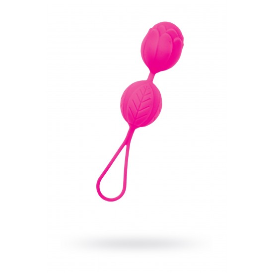 Вагинальные шарики Штучки-дрючки, cиликон, розовый, Ø 3,5 см