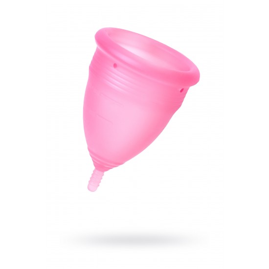 Гигиеническая менструальная чаша Eromantica, силикон, фиолетовая, L