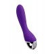 Вибратор Штучки-Дрючки Дрючка-удовольствие, силикон, фиолетовый, 20,5 см