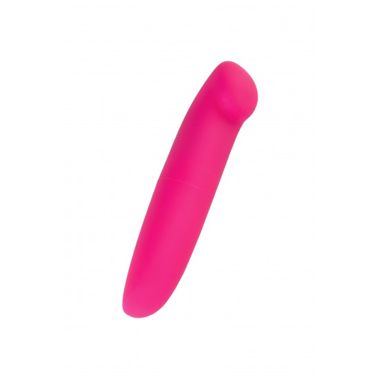 Вибратор Штучки-Дрючки, ABC-пластик, розовый, 12 см