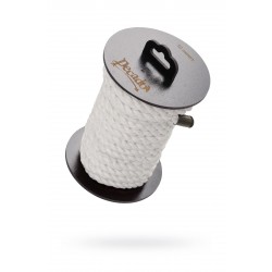 Веревка для шибари Pecado BDSM, на катушке, хлопок, белая, 10 м. Веревка для шибари Pecado BDSM, на катушке, хлопок, белая, 10 м.