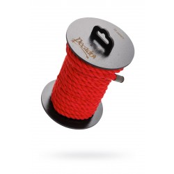 Веревка для шибари Pecado BDSM, на катушке, хлопок, красная, 10 м. Веревка для шибари Pecado BDSM, на катушке, хлопок, красная, 10 м.