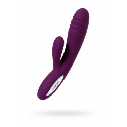 Вибратор с клиторальным стимулятором Svakom Adonis, с подогревом, силикон, фиолетовый, 20 см Вибратор с клиторальным стимулятором Svakom Adonis, с подогревом, силикон, фиолетовый, 20 см