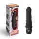 Черный вибратор-реалистик 6 Realistic Vibrator - 17 см.