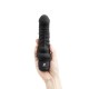 Черный вибратор-реалистик 6 Realistic Vibrator - 17 см.