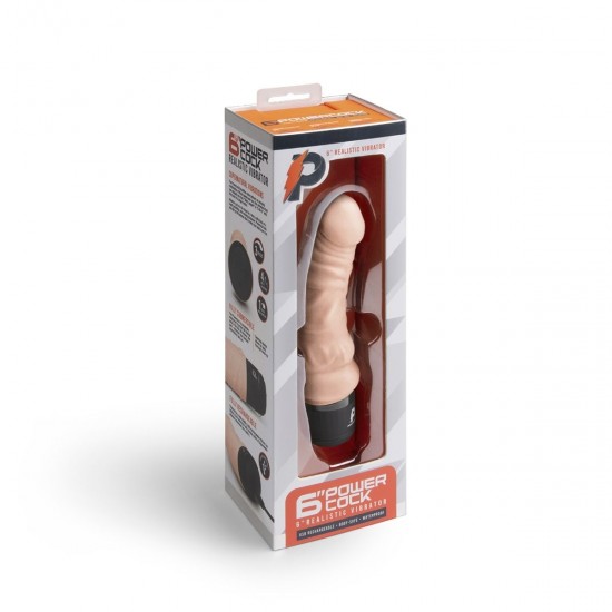 Телесный вибратор-реалистик 6 Realistic Vibrator - 17 см. PC-004-NUD Телесный вибратор-реалистик 6 Realistic Vibrator - 17 см. PC-004-NUD