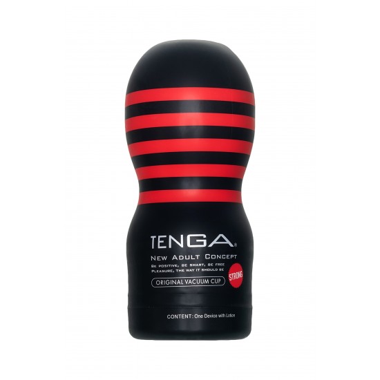 Нереалистичный мастурбатор TENGA  Original Vaccum Cup, TPE, белый, 18 см