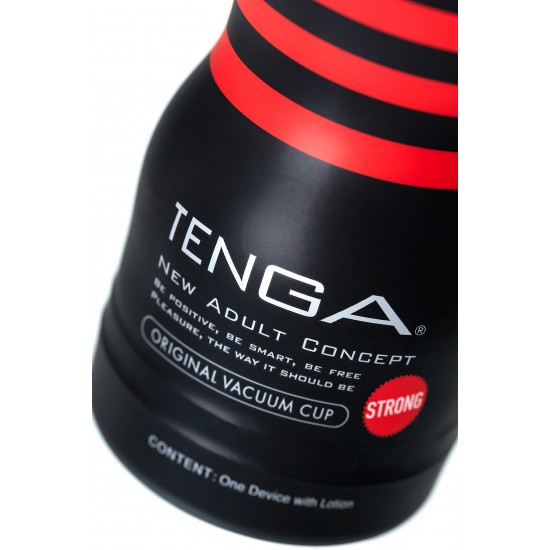 Нереалистичный мастурбатор TENGA  Original Vaccum Cup, TPE, белый, 18 см