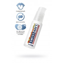 Лубрикант ароматизированный Swiss Navy, клубника и киви, водная основа, 29,5 мл Лубрикант ароматизированный Swiss Navy, клубника и киви, водная основа, 29,5 мл