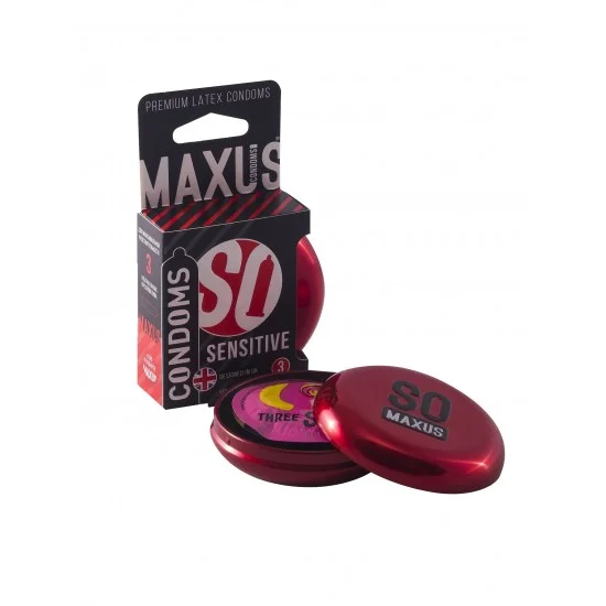 Презервативы MAXUS Ультратонкие в железном кейсе  № 3, 18 см 0901-005