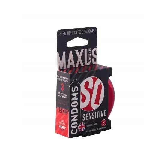 Презервативы MAXUS Ультратонкие в железном кейсе  № 3, 18 см 0901-005