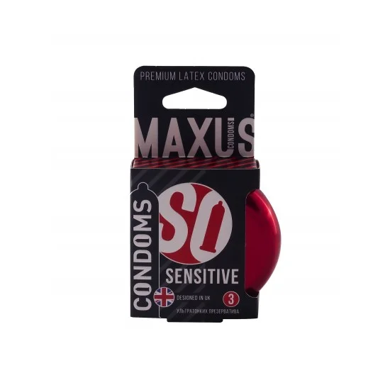 Презервативы MAXUS Ультратонкие в железном кейсе  № 3, 18 см 0901-005